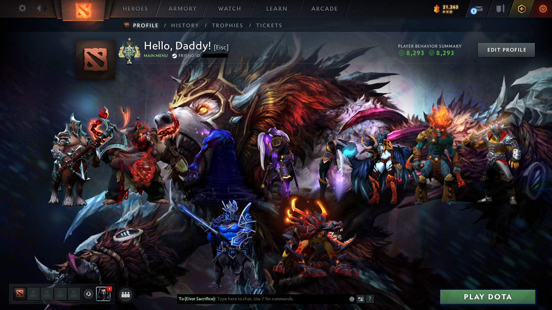 Archon I | MMR: 2314 - Behavior: 8293 - Communication: 8293