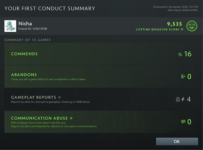 Immortel | MMR : 5610 - Comportement : 9535