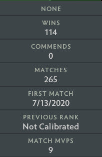 Légende I | MMR : 3100 - Comportement : 8300