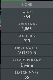 Immortel | MMR : 5730 - Comportement : 7917