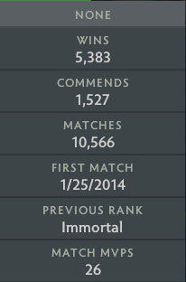 Immortel [ 3289 ] | MMR : 5800 - Comportement : 6805
