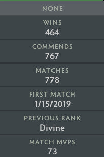 Immortel | MMR : 5670 - Comportement : 10000