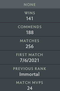 Immortel | MMR : 6040 - Comportement : 9350