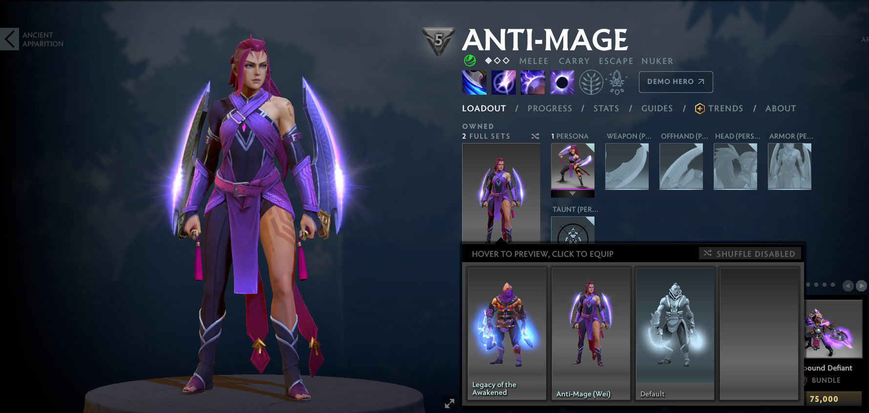 Légende I | MMR : 3090 - Comportement : 9010