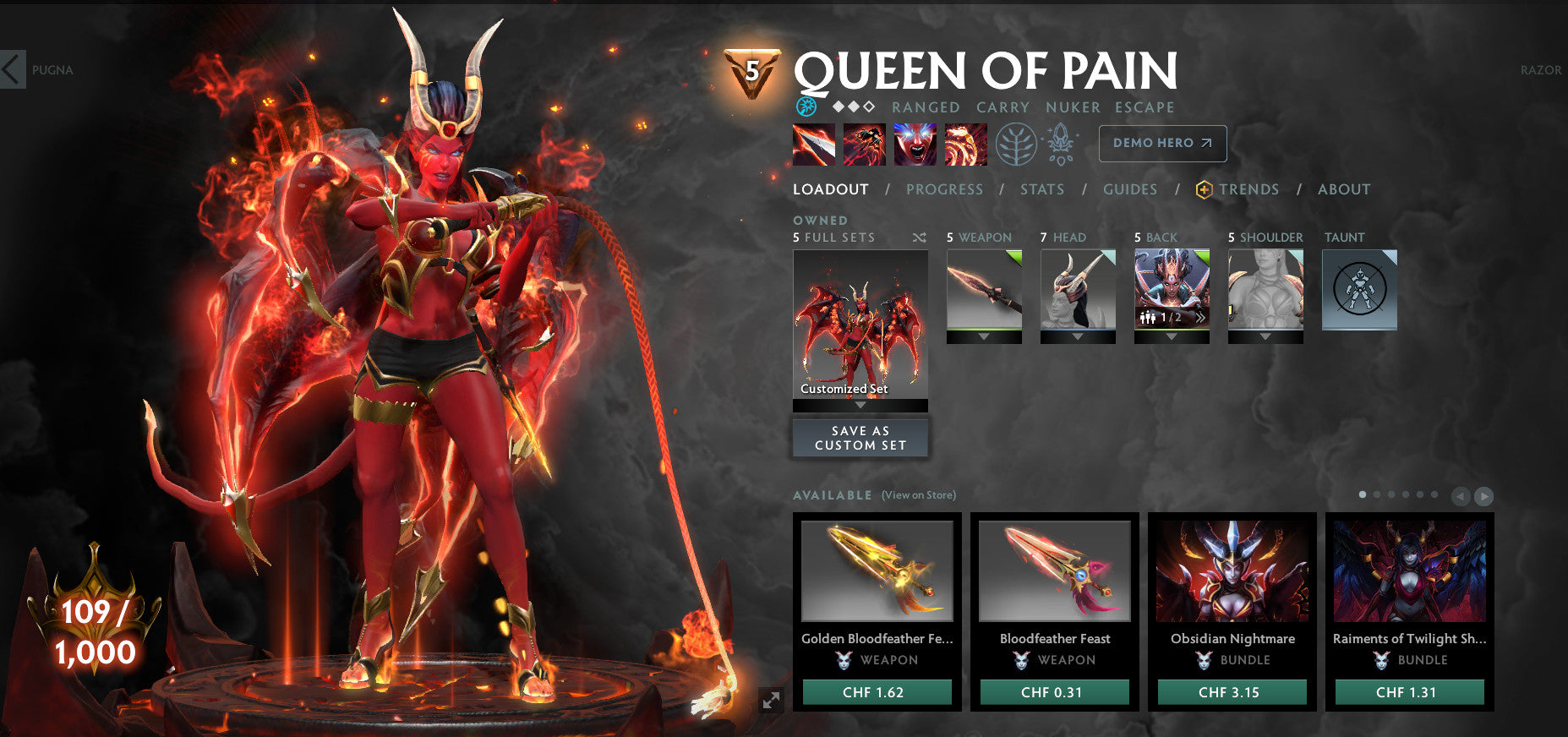 Immortel | MMR : 6120 - Comportement : 8609