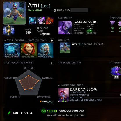 Divin I | MMR : 4750 - Comportement : 10000