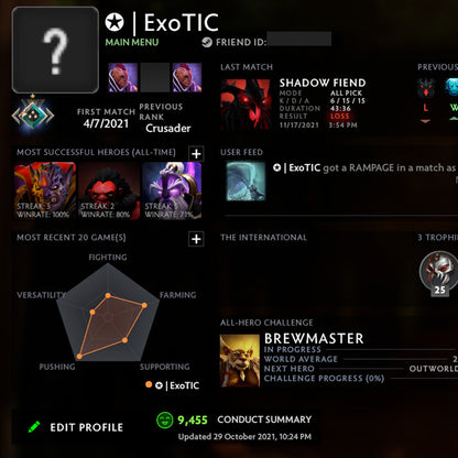 Croisé I | MMR : 1570 - Comportement : 9455