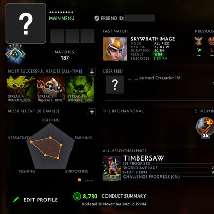 Crusader IV |  MMR: 2150 - Behavior: 8730