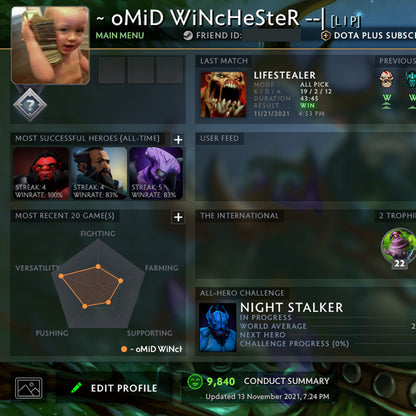 Not Calibrated | MMR: TBD - Behavior: 9840