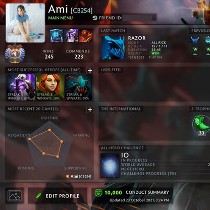 Immortel | MMR : 5710 - Comportement : 10000