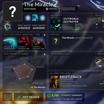 Herald III | MMR: 340 - Behavior: 8788
