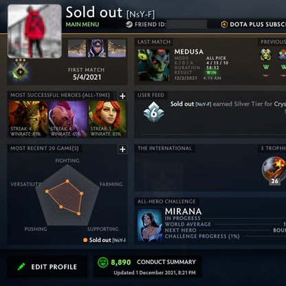 Herald III | MMR: 370 - Behavior: 8890