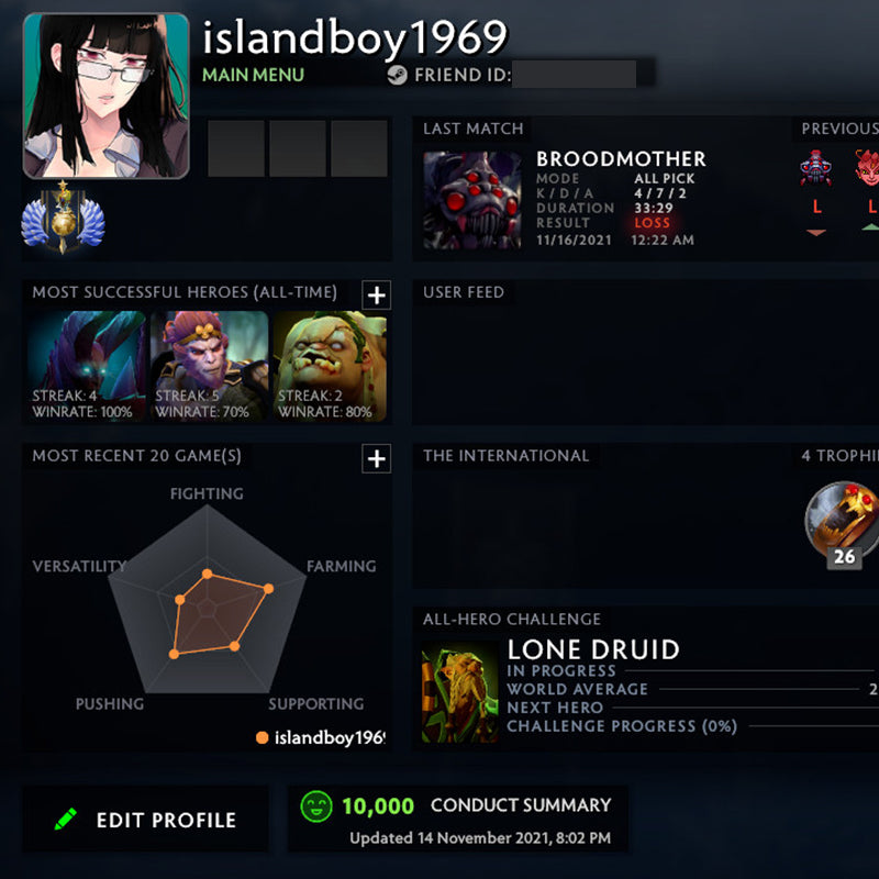 Divin I | MMR : 4570 - Comportement : 10000