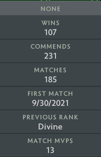 Divin V | MMR : 5540 - Comportement : 10000