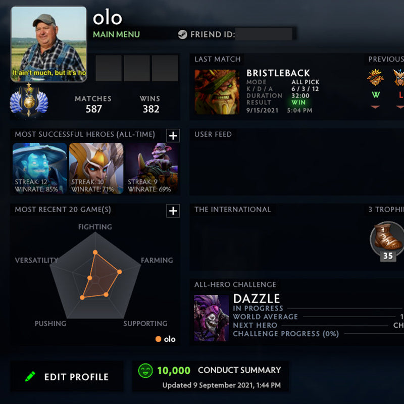 Divin I | MMR : 4760 - Comportement : 10000