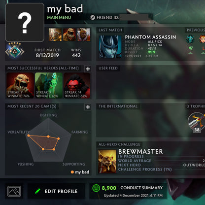 Crusader V | MMR: 2170 - Behavior: 8900
