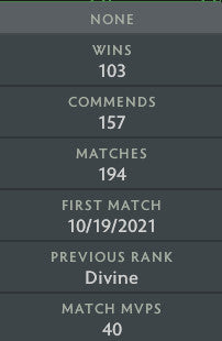 Divin II | MMR : 4910 - Comportement : 10000