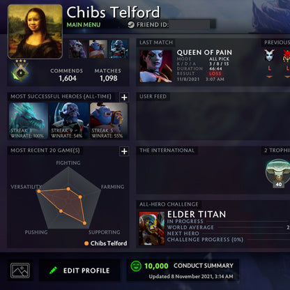 Herald III | MMR: 290 - Behavior: 10000