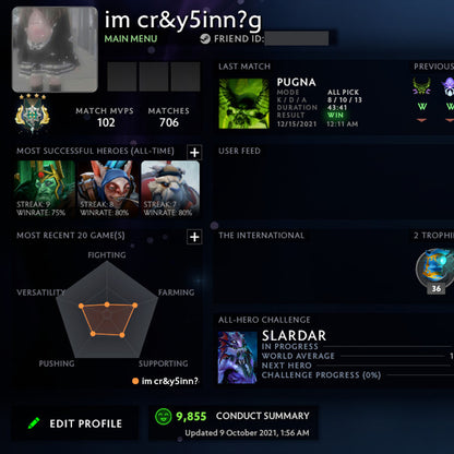 Archonte IV | MMR : 2850 - Comportement : 9950