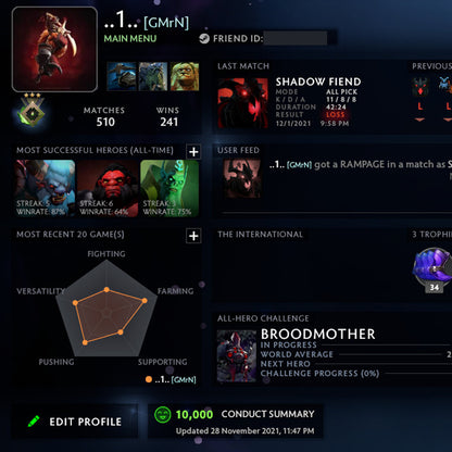 Herald III | MMR: 310 - Behavior: 10000