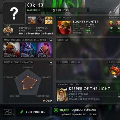 Légende II | MMR : 3350 - Comportement : 10000