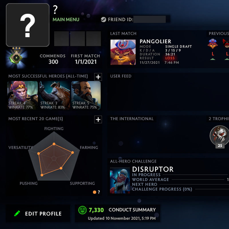 Héraut III | MMR : 370 - Comportement : 7330