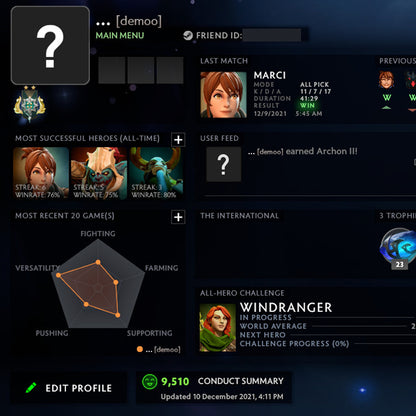 Archon II |  MMR: 2500 - Behavior: 9510