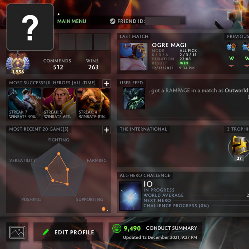 Immortel [ 1956 ] | MMR : 7020 - Comportement : 9490