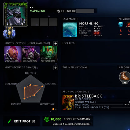 Divin IV | MMR : 5140 - Comportement : 10000