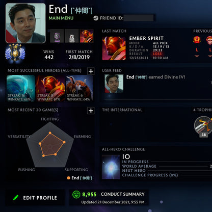 Divin IV | MMR : 5060 - Comportement : 8955