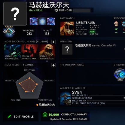 Crusader V |  MMR: 2270 - Behavior: 10000