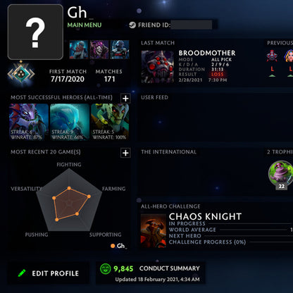 Crusader I |  MMR: 1560 - Behavior: 9845