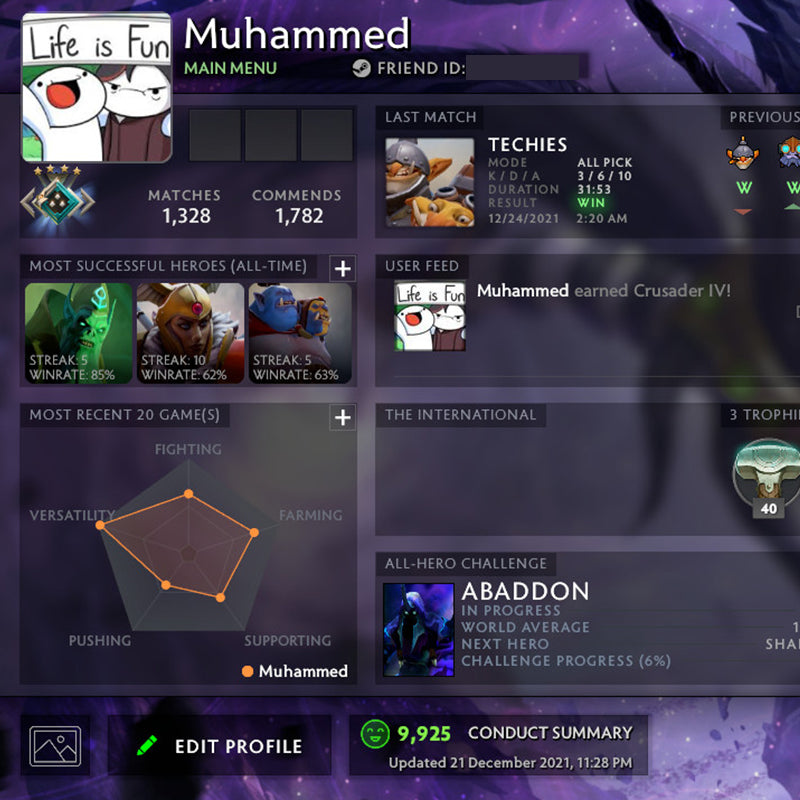 Crusader IV |  MMR: 2020 - Behavior: 9925