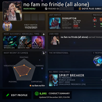 Immortal |  MMR: 5900 - Behavior: 8095