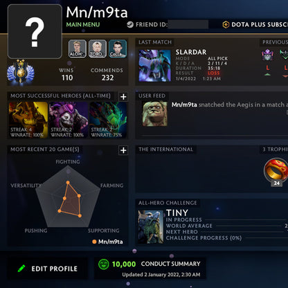 Divine II |  MMR: 4640 - Behavior: 10000