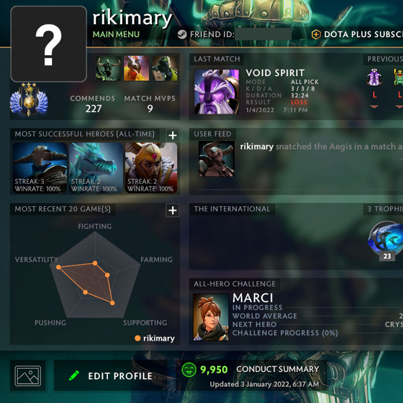 Divin III | MMR : 4930 - Comportement : 9950