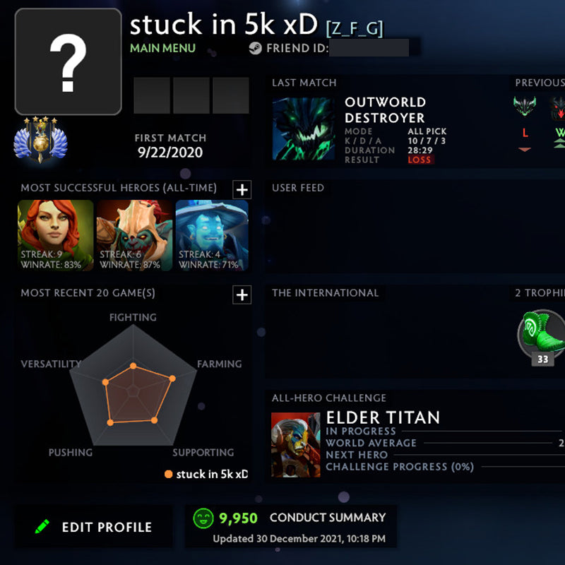 Divin IV | MMR : 5160 - Comportement : 9950