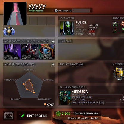 Divine I |  MMR: 4550 - Behavior: 9895