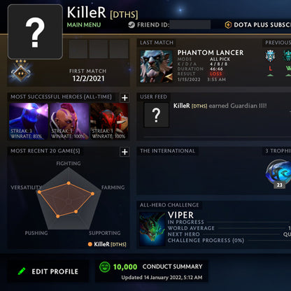 Guardian III | MMR : 1210 - Behavior : 10000