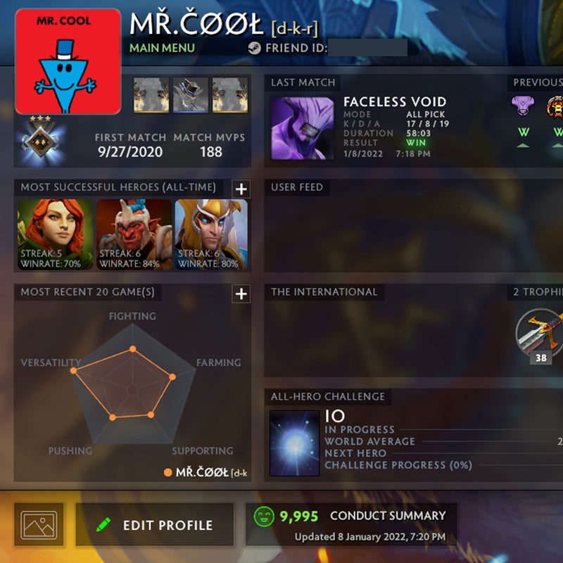 Gardien III | MMR : 1030 - Comportement : 9995