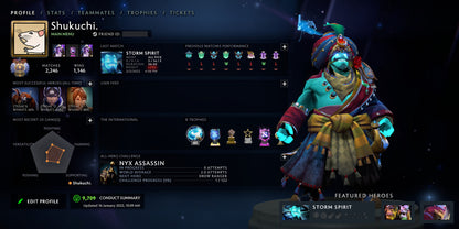 Immortal | MMR: 6000 - Behavior: 9709