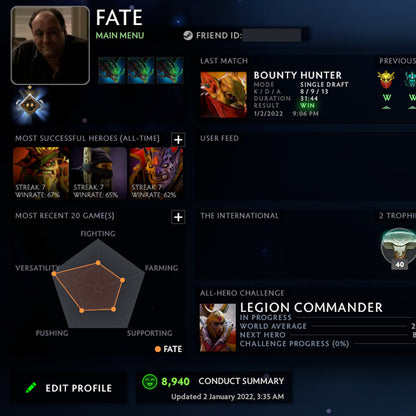 Gardien I | MMR : 810 - Comportement : 8940