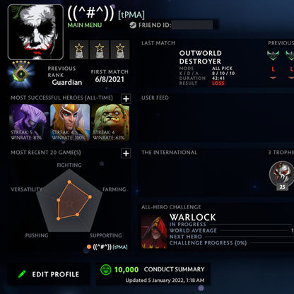 Herald III | MMR: 660 - Behavior: 10000