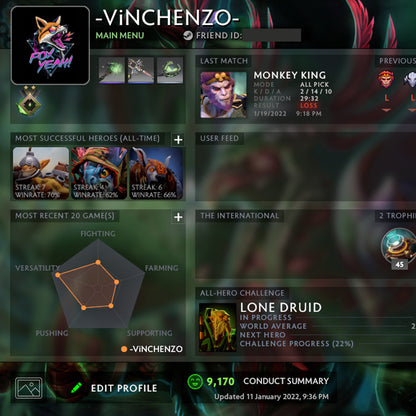 Herald II | MMR: 30 - Behavior: 9170