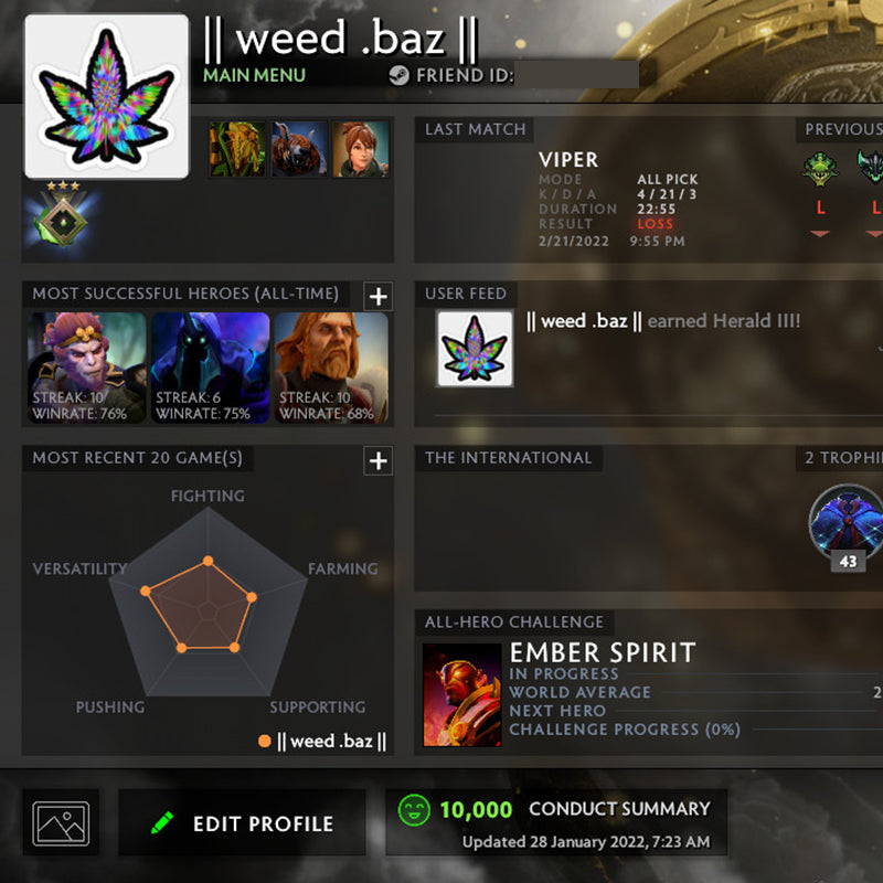 Héraut III | MMR : 200 - Comportement : 10000