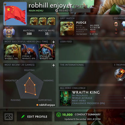 Immortel | MMR : 5640 - Comportement : 10000