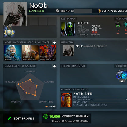 Archonte III | MMR : 2750 - Comportement : 10000