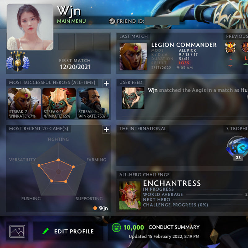 Divine V | MMR: 5310 - Behavior: 10000