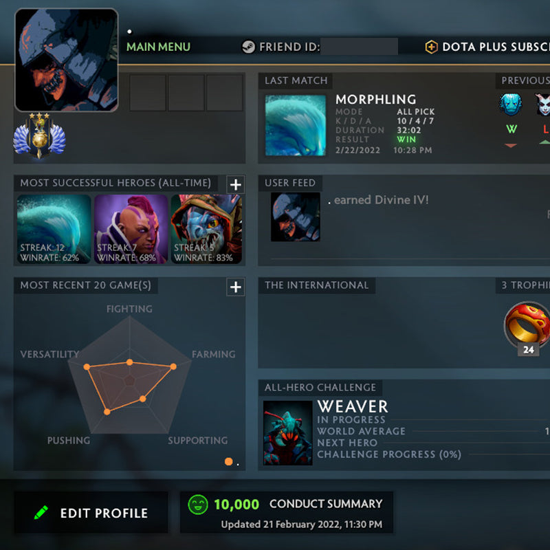 Divin III | MMR : 5010 - Comportement : 10000