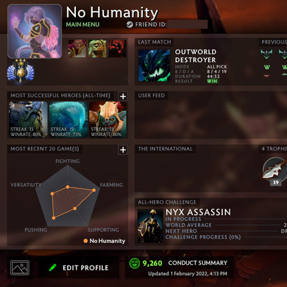 Divine III | MMR: 5110 - Behavior: 9260